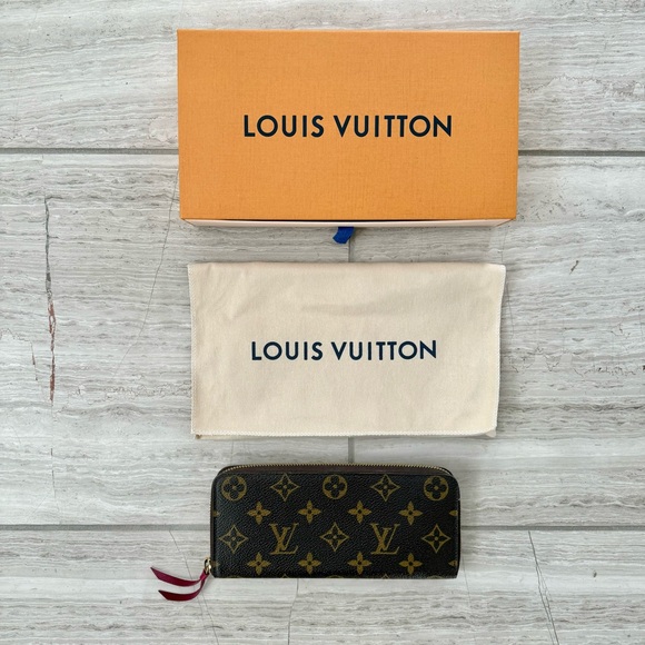 Louis Vuitton Clémence Wallet (Fuchsia) - Picture 3 of 16